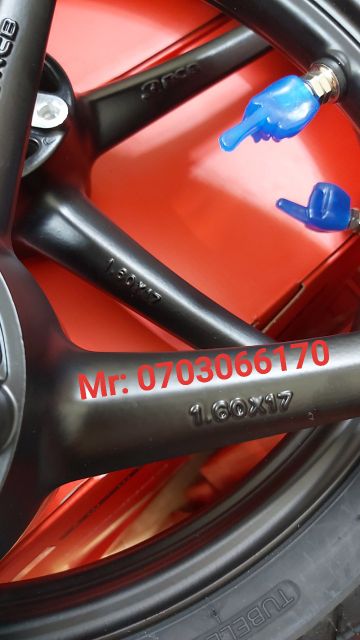 CẶP BÁNH MÂM 5 CÂY  RCB CHÍNH HÃNG 1.6 1.6, VỎ MICHELLIN kèm đĩa.