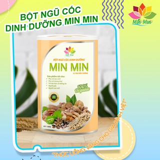 (1hộp 500g) NGŨ CỐC BÀ BẦU, LỢI SỮA CAO CẤP MIN MIN (date mới)