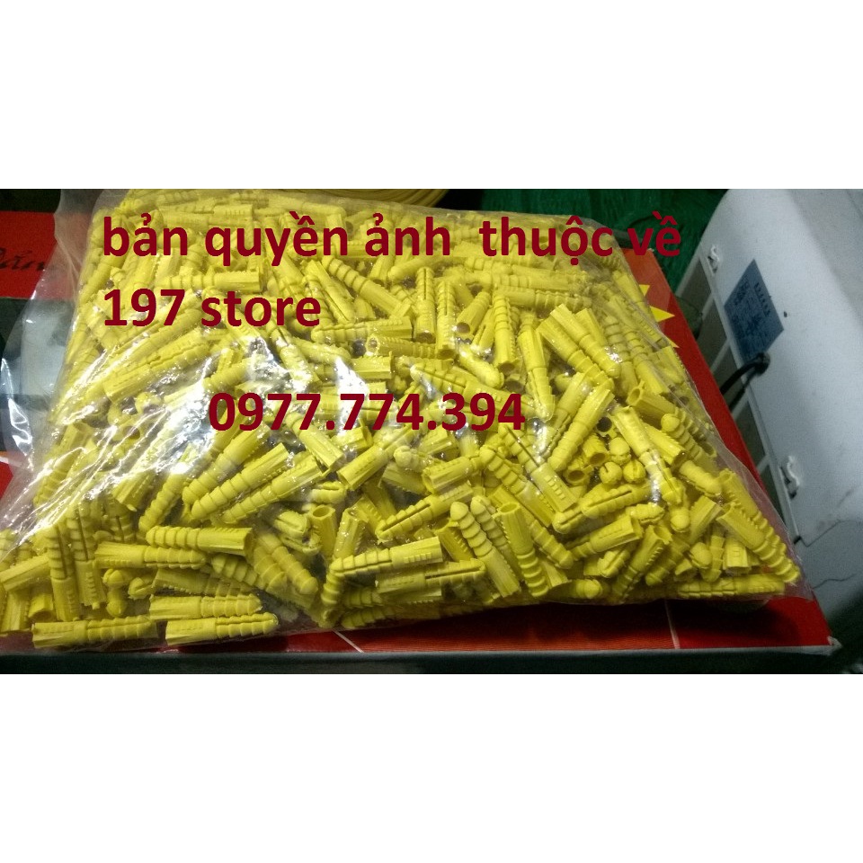 Túi nở nhựa, tắc kê vàng 8mm bịch 80 con giá sỉ
