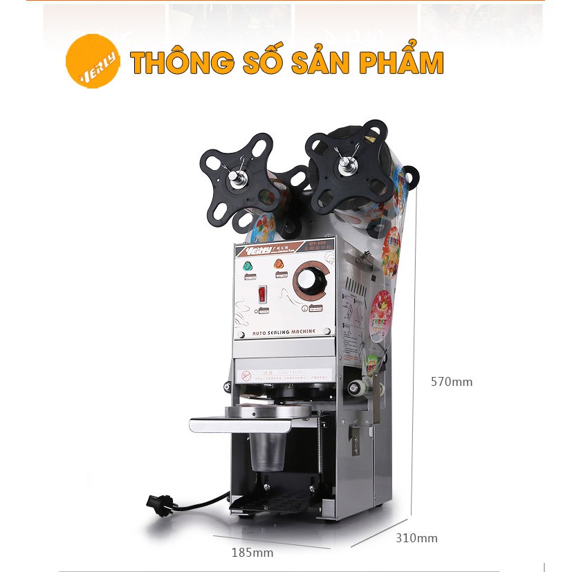 Máy Dập Cốc Bán Tự Động Verly WY-680