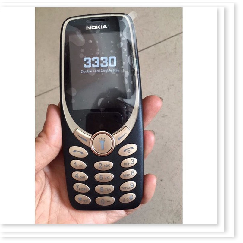 Điện thoại Nokia 3330 bản 2018 🤗Nowship🤗 Điện thoại Nokia 3330 bản 2018 màn hình to nút nhấn bự pin trâu 2 ngày bắt sóng