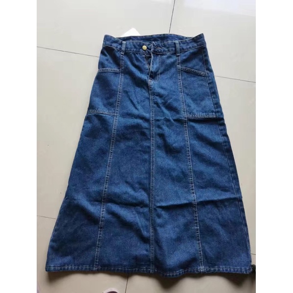 Chân Váy Jean / Bò Dáng Xoè Chữ A Taobao Order