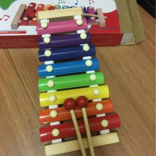 Combo đồ chơi gỗ- sâu- đàn-tháp-luồn hạt