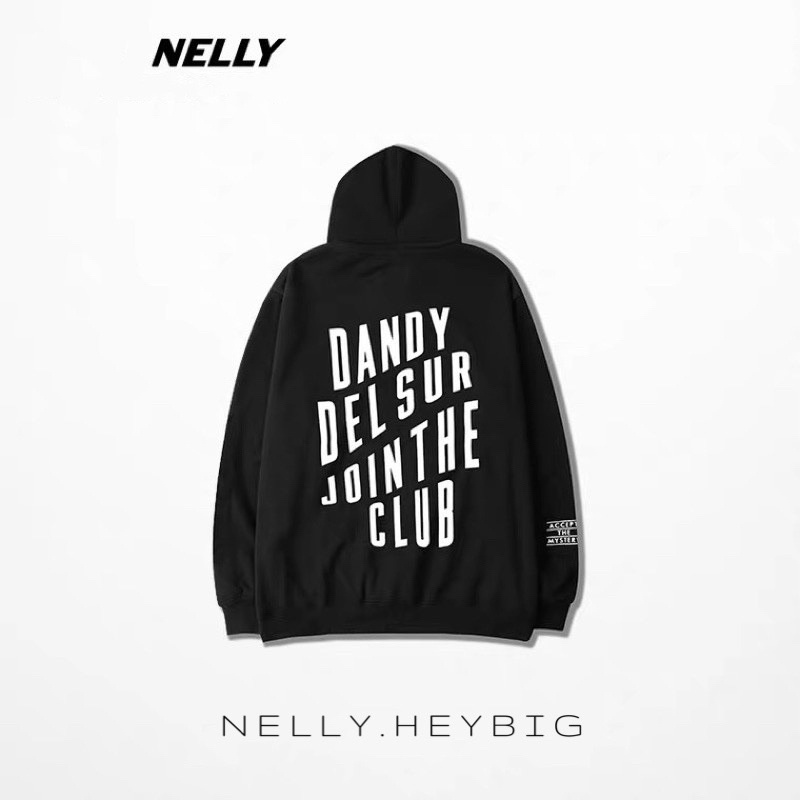 Áo Hoodie nỉ bông  Nelly Heybig unisex form rộng DANDY