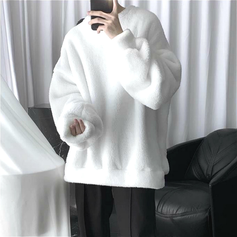  Áo Hoodie Lông Cừu Dáng Rộng Thời Trang Qúy Phái Cho Nam / Nữ | BigBuy360 - bigbuy360.vn