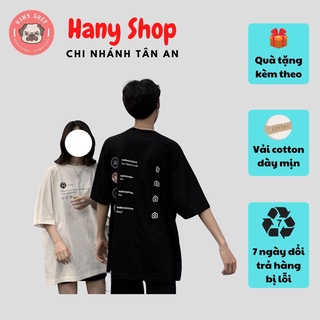 Áo thun tay lỡ unisex Sad boiz Sad Stargam đầy đủ tem cổ tag tay Hany shop