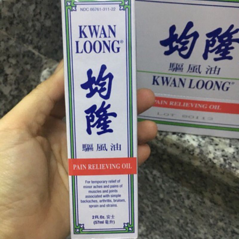 [Date 10/2025] Dầu nóng Kwan Loong 57ml mua từ Mỹ