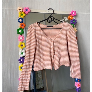 Áo thun tay dài dáng croptop Libe size S