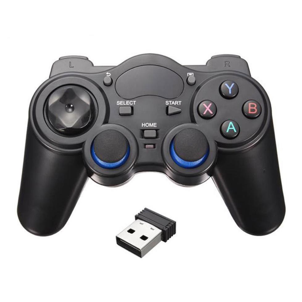 Tay cầm chơi game PC / Laptop / Điện Thoại / TV Android / TV Box - Tay cầm chơi game không dây USB Bluetooth 2.4G