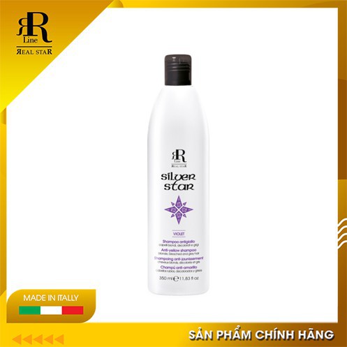 Dầu Gội Tím - Chăm Sóc Tóc Vàng Sáng RR Line SILVER 150ml - 350ml - 1000ml