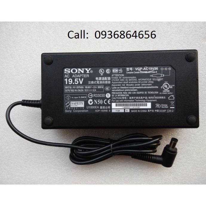 nguồn adapter tivi sony 19.5V 6.2A cho tivi 42inh 43inh 48inh