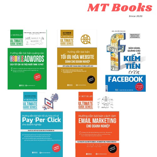 Sách - Combo Sách Marketing Thời 4.0 Tối Ưu Hóa Website + google adwords + Email Marketing + Pay – per – Click +Facebook