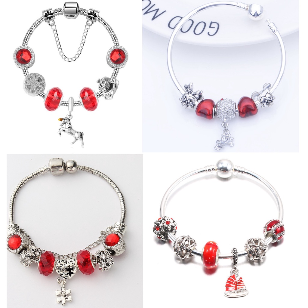 Vòng charm mạng Hỏa - đỏ may mắn