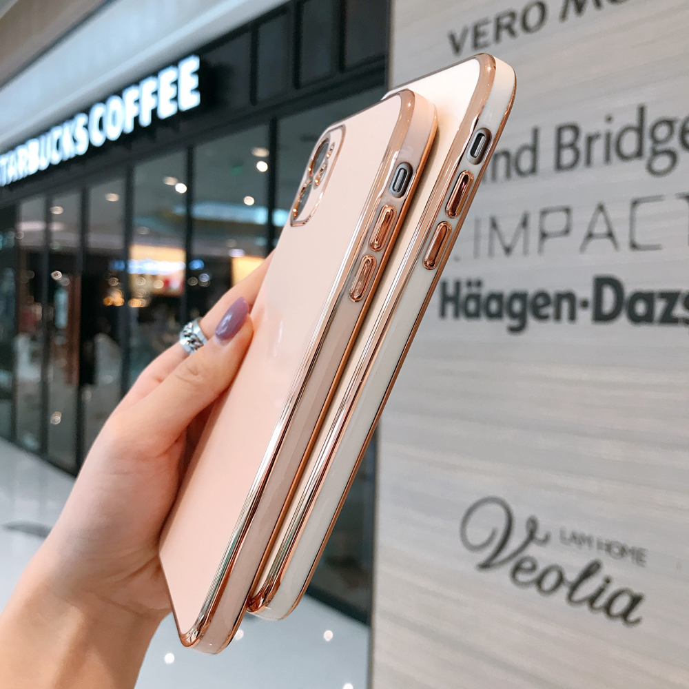 Ốp điện thoại TPU mềm kiểu máy ảnh cho Iphone 12 Pro Max Mini 11 Pro Max X Xs Max Xr 8 7 Plus