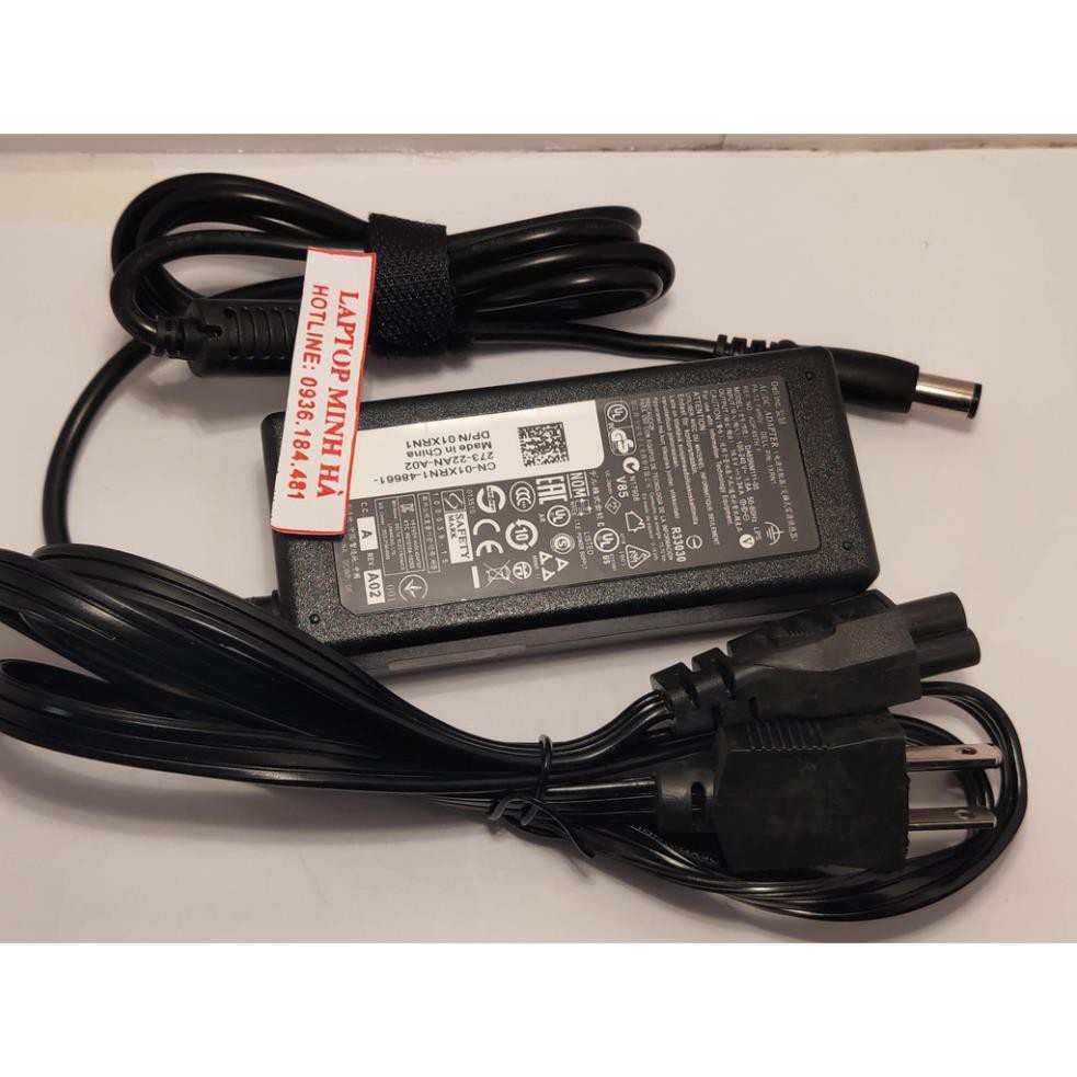 Sạc laptop Dell Vostro 1400,1500,1700 1440 A840 A860 1014 3750 3555 3550 2520 2420 3450 15501540 1450 tặng kèm dây nguồn