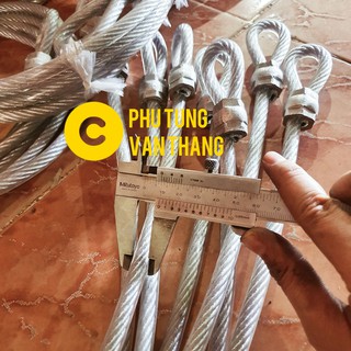 DÂY CÁP KHÓA XE BỌC NHỰA PHI 10mm