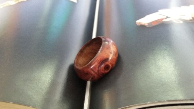 Nhẫn gỗ - nhẫn sừng mo trơn