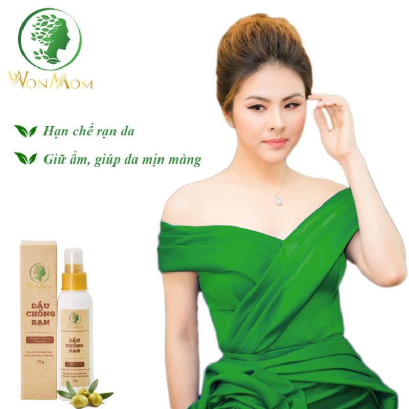 Tinh dầu chống rạng, dưỡng da bụng cho mẹ bầu, mẹ sau sinh wonmom 70G | BigBuy360 - bigbuy360.vn