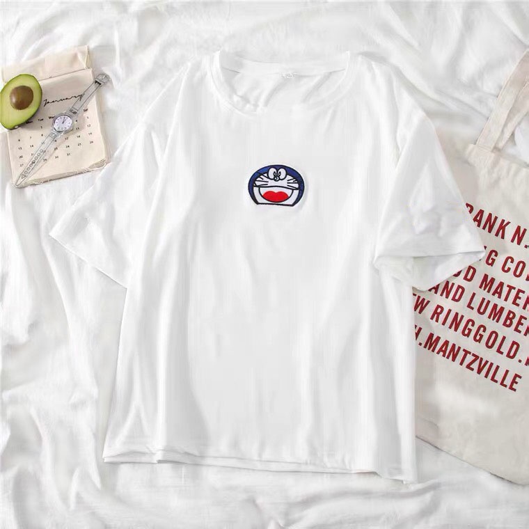 Sét áo Phông Do.r.a + quần suông trơn, Áo thun from rộng, Chất đẹp không xù, Sét bộ mặc ở nhà - MODY