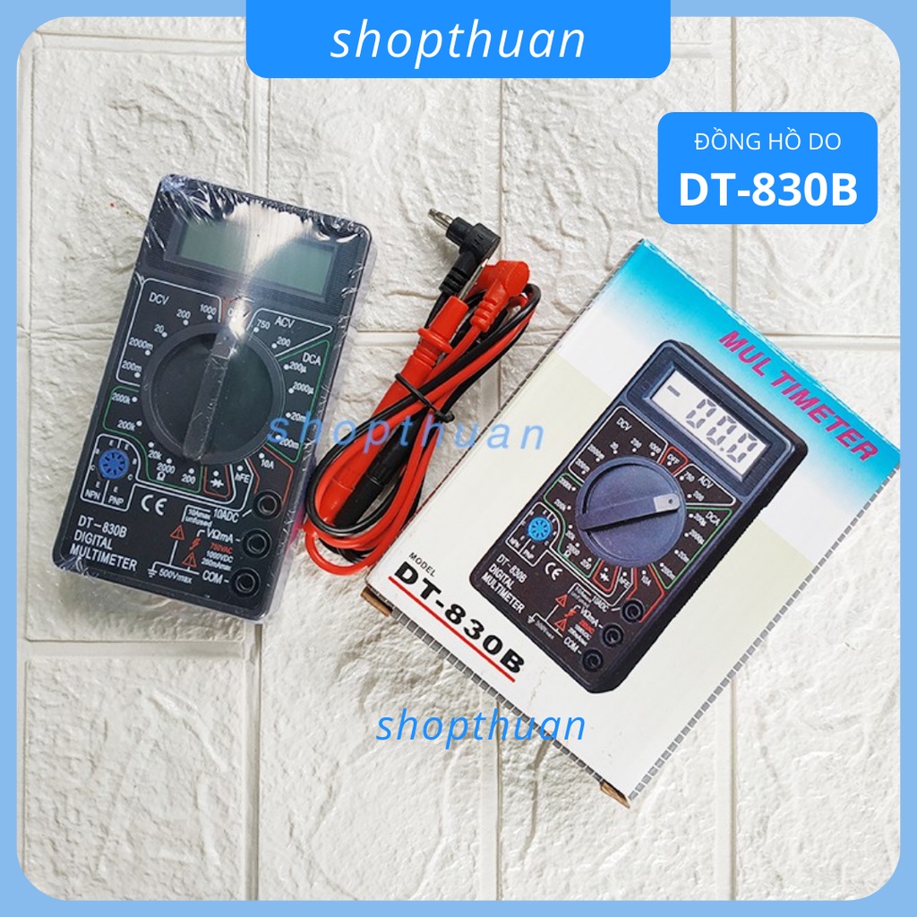 Đồng Hồ Đo Điện DT-830B đo điện thế, đo dòng điện