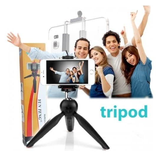 Chân Tripod Yunteng Mini Yt-228 Cho Điện Thoại / Máy Ảnh / Máy Tính Bảng / Máy Tính Bảng