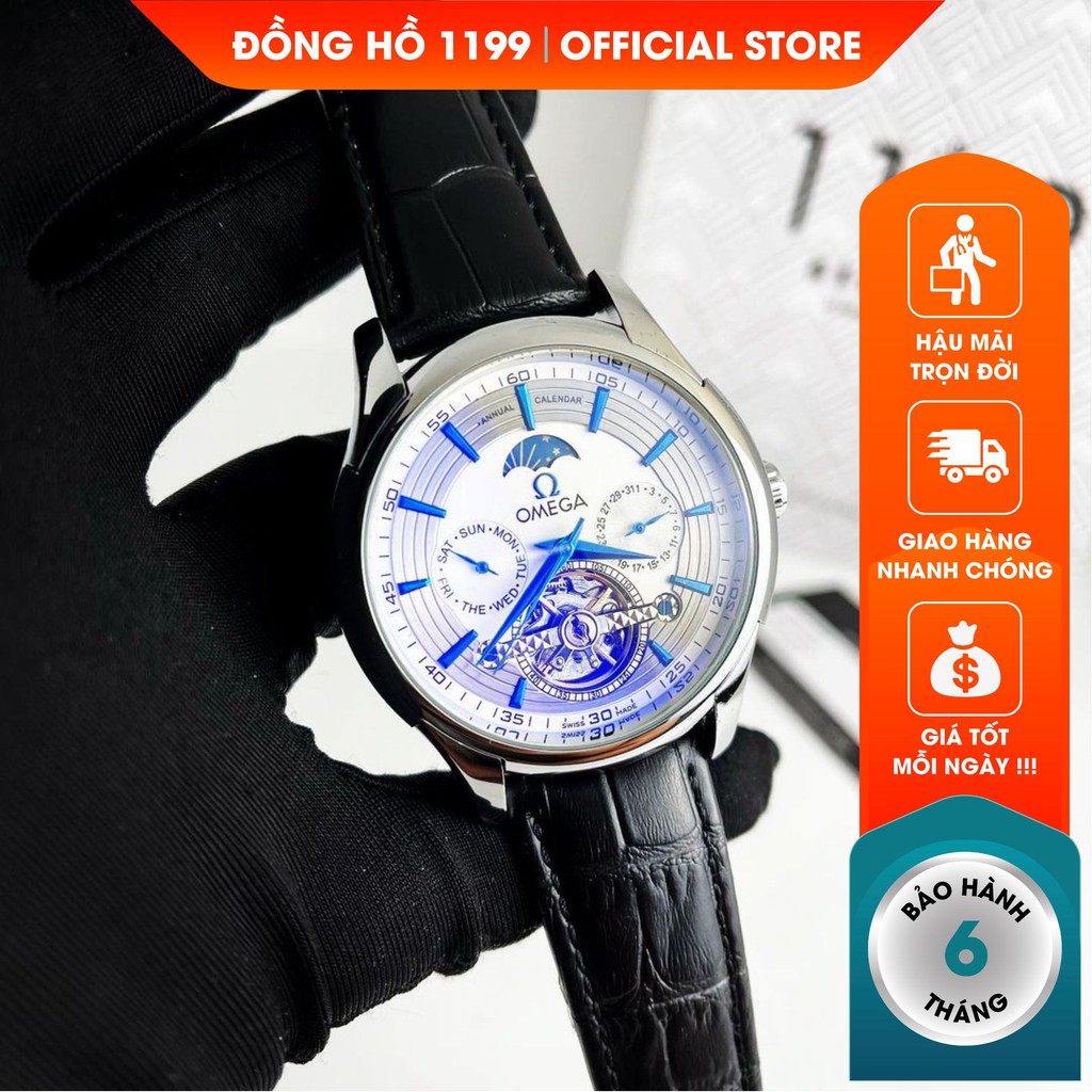 [QUÀ TẶNG]  Đồng hồ nam - Đồng Hồ Cơ Dây Da Máy Chuẩn Chất Liệu Cao Cấp Chống Nước Chống Xước  A77HZ- 1199 Watches | BigBuy360 - bigbuy360.vn