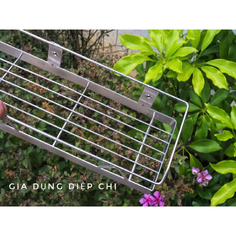 Kệ inox 1 tầng, kệ gia vị, kệ nhà tắm inox 304 (2 kích thước) loại dày.