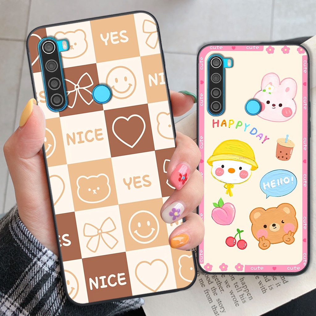 Ốp lưng Xiaomi REDMI NOTE 8 happy day, gấu bear dễ thương - BỀN - ĐẸP -BAO GIÁ TOÀN THỊ TRƯỜNG