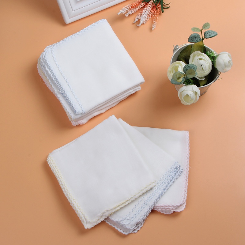 Set 10 Khăn Xô Sữa Xuất Nhật Cotton Thấm Hút Tốt Kích Thước 30cmx30cm