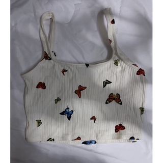 Áo thun crop top f21