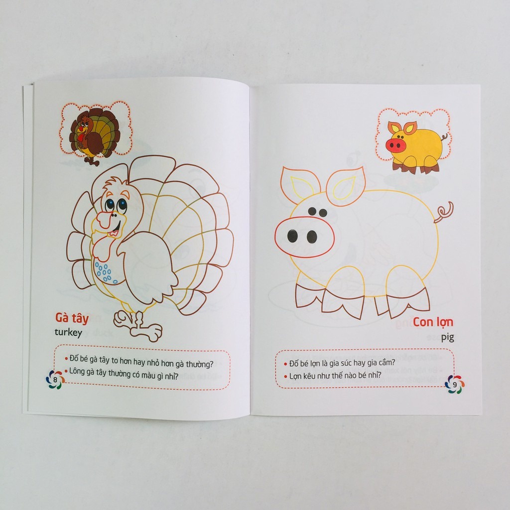 Sách - Combo: Bé Tập Tô Màu Và Nhận Biết Thế Giới Xung Quanh (6 Cuốn)