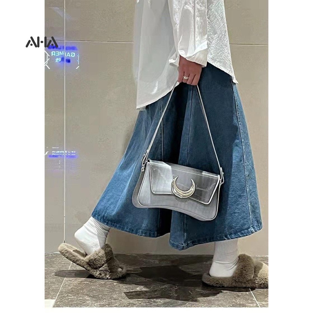 AHA OFFICIAL Túi Xách Đeo Dưới Cánh Tay 5D Màu Gradient Cao Cấp Cho Nữ