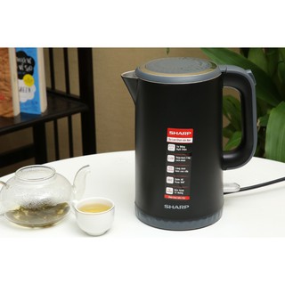 Bình đun siêu tốc Sharp EKJ-17EVPS-WH/BK/RD/PK (1.7 lít) - Hàng chính hãng