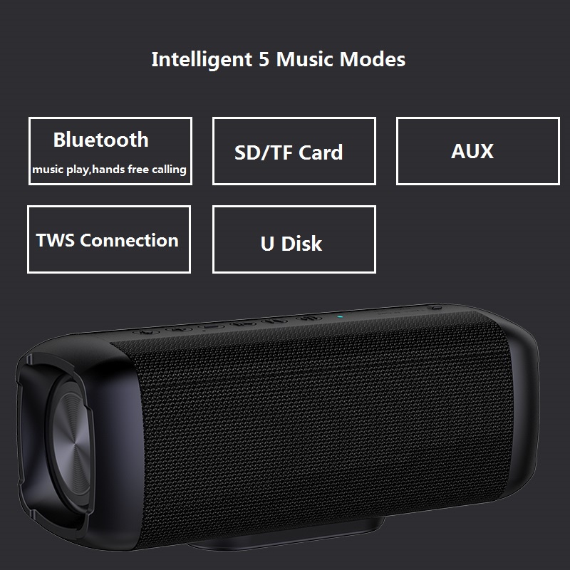 Loa Bluetooth âm thanh công suất lớn 80W Loa siêu trầm DSP không dây Stereo - Hàng Chính Hãng PKCB