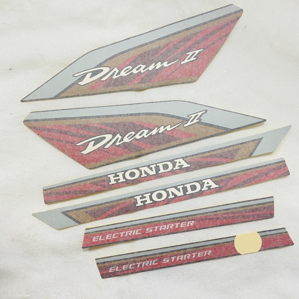 Bộ Tem thái lửa DREAM 3 lớp xịn, Tem hàng đẹp lắp được cả dream thái và dream việt các đời