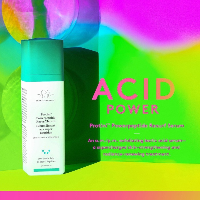 DRUNK ELEPHANT 🌿 Tinh chất chống lão hoá Protini™ Powerpeptide Resurfacing Serum with Lactic Acid