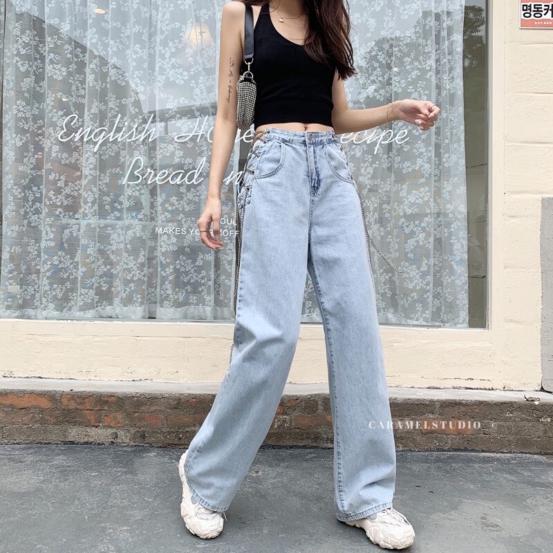Quần jeans suông 109