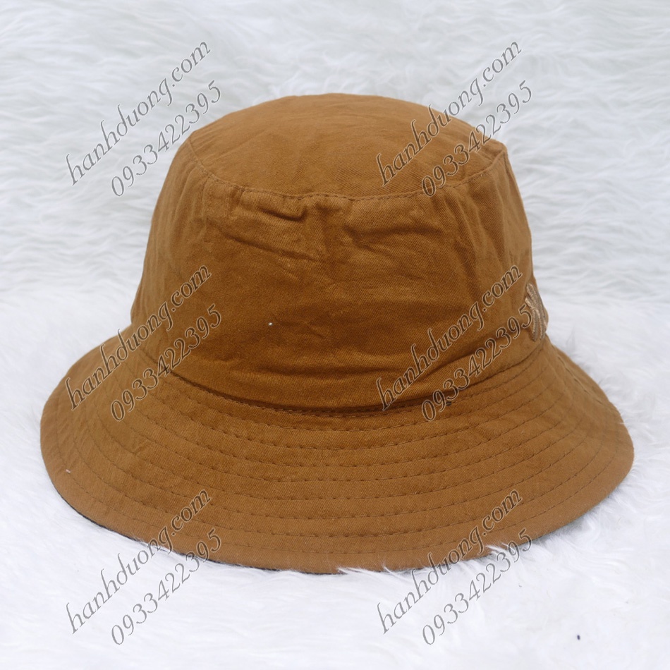 Nón bucket NY nón tai bèo hai mặt mũ bucket vành nhỏ phù hợp cả nam và nữ