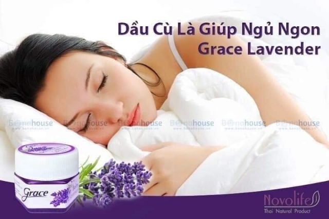 Dầu Cù Là giúp ngủ ngon Grace Lavender