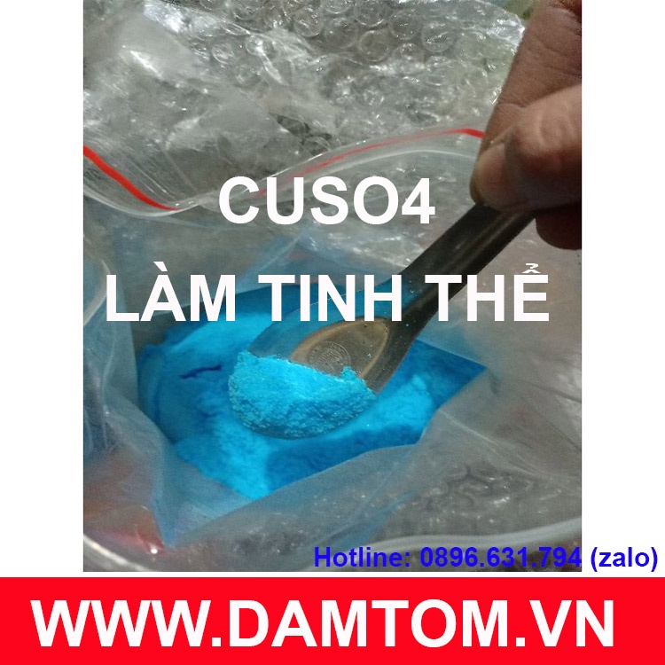 Đồng sunfat CuSo4. 5H2O gói 100g