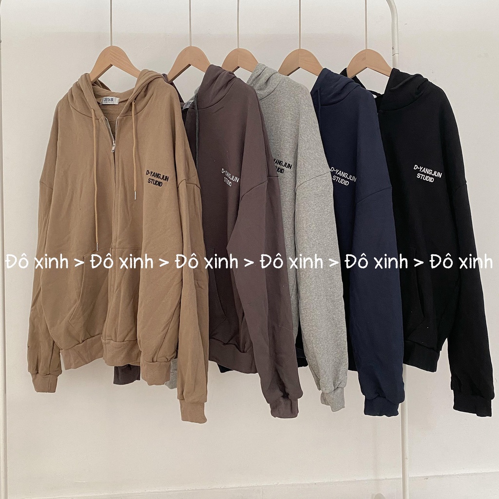 🍬Áo Khoác Nỉ Da Cá Có Mũ Form Chuẩn Đẹp A235 ĐÔ XINH 🍬