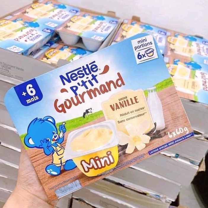 Váng Sữa Nestle Pháp Vị Vani cho bé ăn dặm từ 6 tháng thơm ngon bổ dưỡng DATE 2023