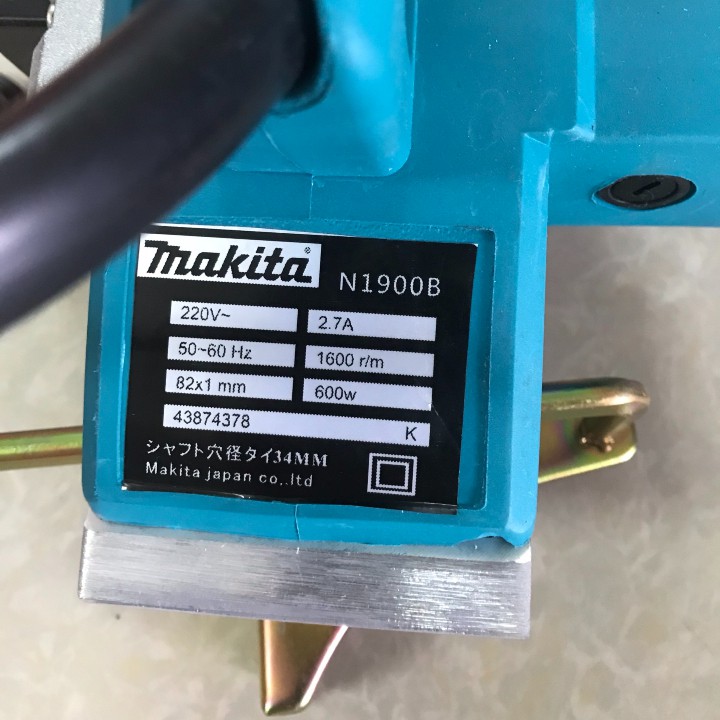 Máy bào gỗ cầm tay mini Makita Malaysia 600W đa năng dụng cụ bào gỗ tiện lợi