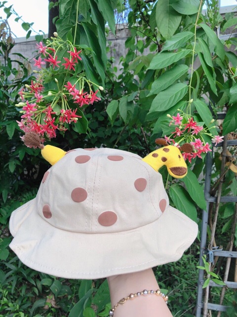 Mũ vành hươu cao cổ 3D siêu hot