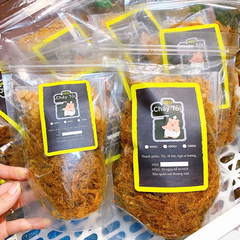 Heo Khô Cháy Tỏi Nhà Làm