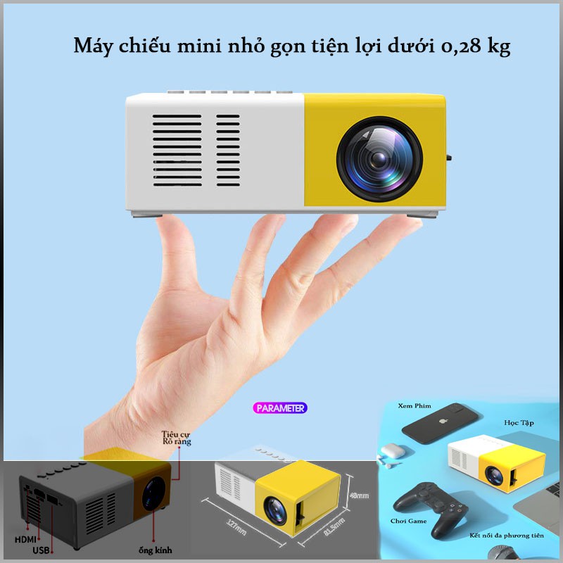 Máy chiếu mini đa năng tiện lợi