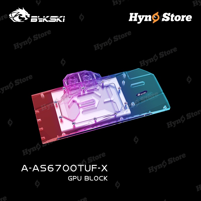 Block VGA Bykski tản nhiệt nước Asus 6700XT Tản nhiệt nước custom Hyno Store