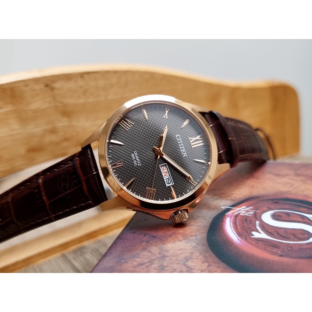 Đồng Hồ Nam Citizen BF2023-01H Pin Dây Da