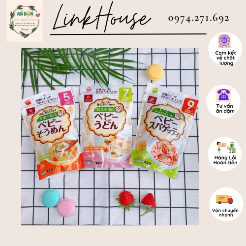 Mì Somen Tách Muối Hakubaku 5m 7m 9m cho Bé é ăn dặm (100g)