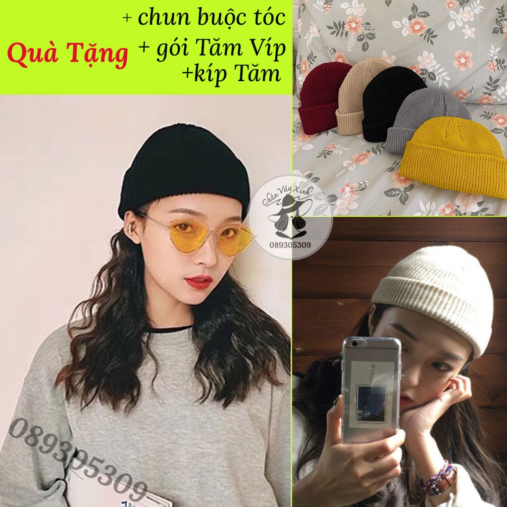 Mũ Len Beanie Dáng Ngắn Nhiều Mầu Cao Cấp { Bán Sỉ }